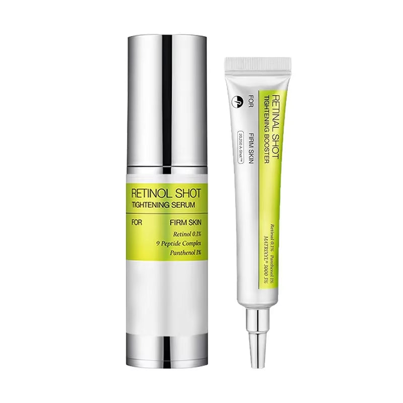 Retinol & Peptide Eye Serum Set - 0.1% Nano Retinal + Matrixyl 3000, Firming & Wrinkle Care, Korean Skincare