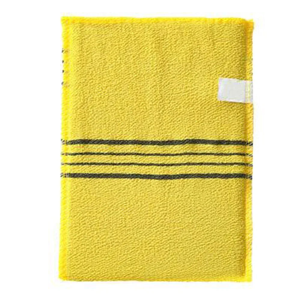 5Pcs Korean Italy Asian Exfoliating Bath Washcloth Body Scrub Shower Soft Towel Coarse Sand Sauna Bath Towel Bathrooms
