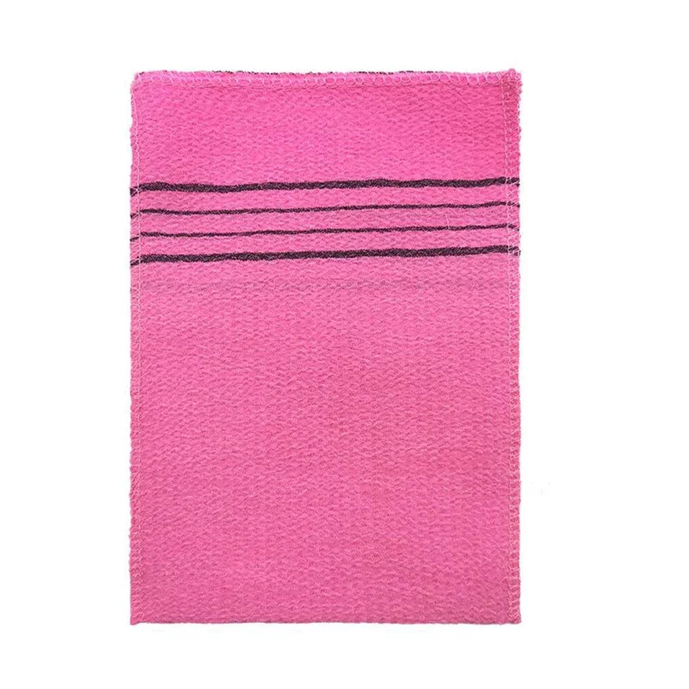 5Pcs Korean Italy Asian Exfoliating Bath Washcloth Body Scrub Shower Soft Towel Coarse Sand Sauna Bath Towel Bathrooms
