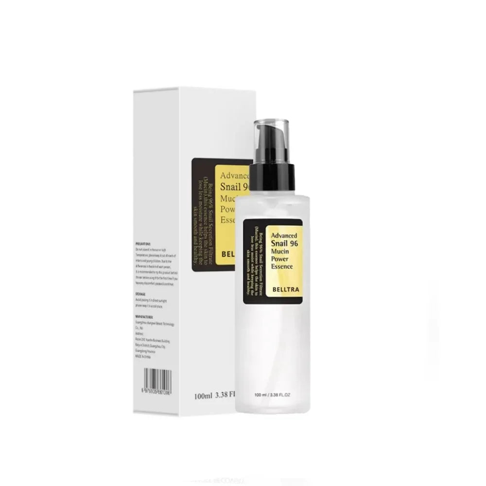 Snail Mucin 96% Korean Skin Care Snail Whitening Facial Essence Fades Fine Lines Repair Essence Firming Facial Anti-Aging Set