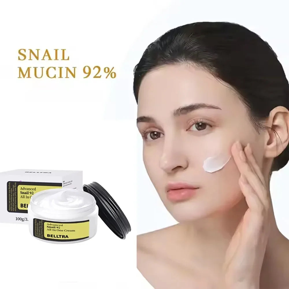 Snail Mucin 96% Korean Skin Care Snail Whitening Facial Essence Fades Fine Lines Repair Essence Firming Facial Anti-Aging Set