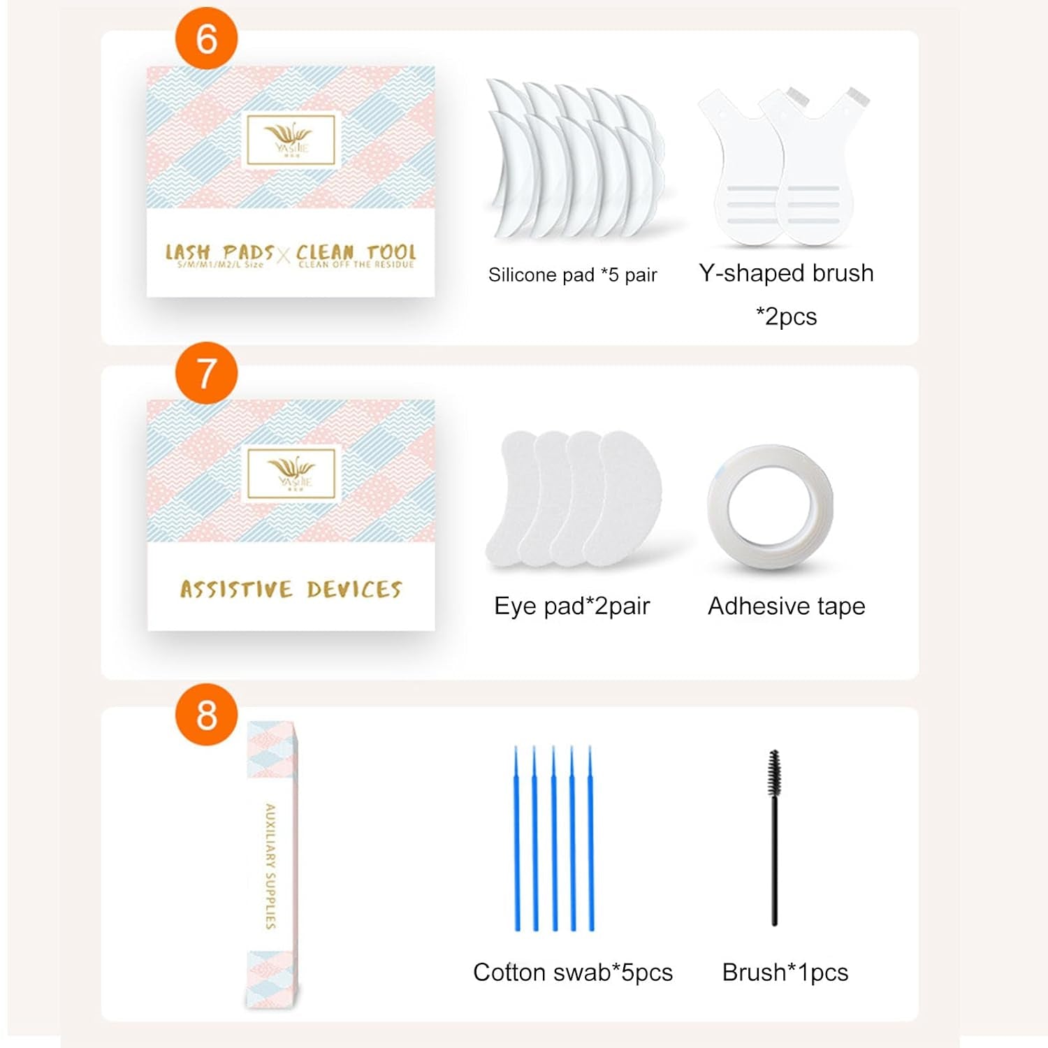 Lash Lift Kit, Eyelash Lifting Kit, Eyelash Lift Kit, Easy for Professional Eyelash Perm Kit, Semi-Permanent Eye Lash Lift Kit, Lash Lift Suitable at Home
