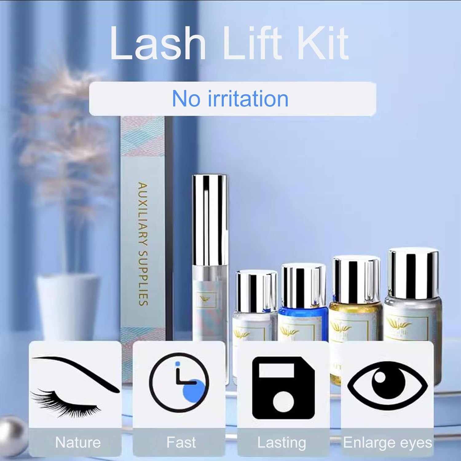 Lash Lift Kit, Eyelash Lifting Kit, Eyelash Lift Kit, Easy for Professional Eyelash Perm Kit, Semi-Permanent Eye Lash Lift Kit, Lash Lift Suitable at Home