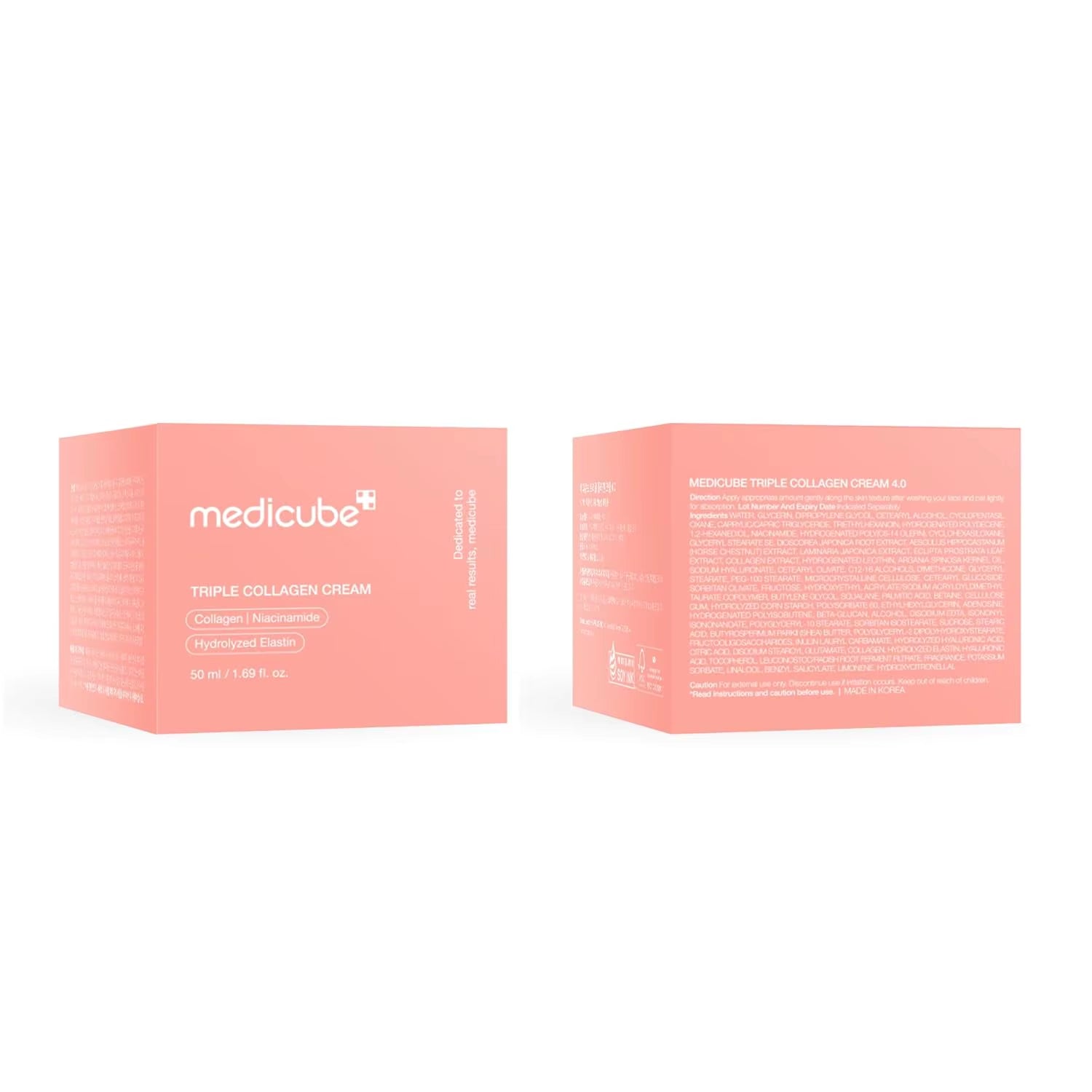 Medicube Triple Collagen Cream Hydrating Firming Moisturizer with Shea Butter Wrinkle Care Boosts Elasticity Korean Skincare