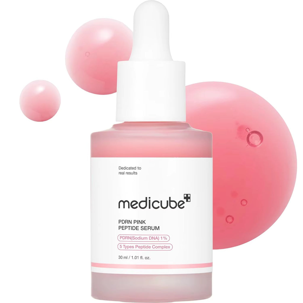 Medicube PDR N Pink Peptide Serum DNA with Peptides Niacinamide Hydration Firm-Looking Skin Uneven Tone Care |Korean Skincare